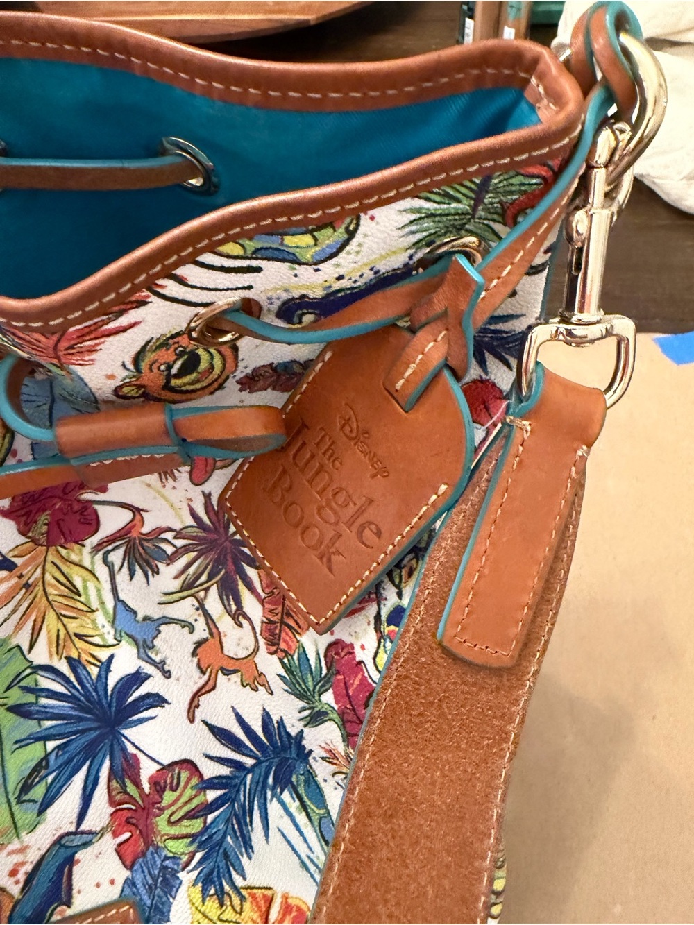Disney Parks Dooney & Bourke Jungle Book Bucket Bag - Picture 4 of 8